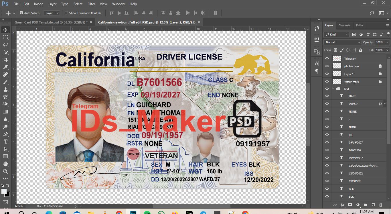 California driver licenses
