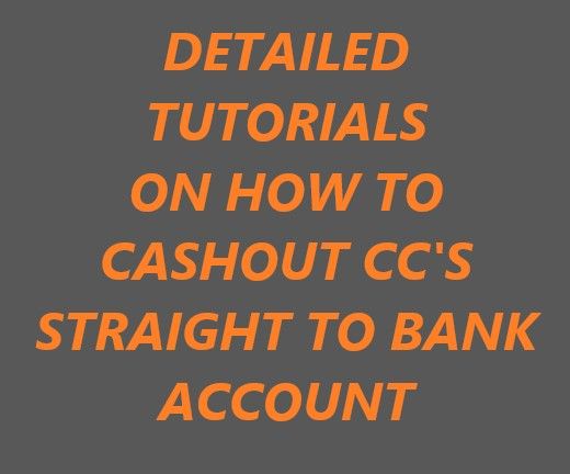 DETAILED TUTORIALS ON HOW TO CASHOUT CCS STRAIGHT TO BANK ACCOUNT