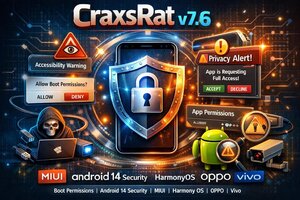 CraxsRat v7.6 – Understanding Remote Access Threats, Android Security, and Compliance Awareness