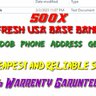 FRESH USA Base 500X FULLZ - SSN - DOB - BANK ACCOUNTS