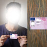 Italy Driver License Front & Back With Selfie
