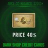 ✦Fresh Amex Millonaires Card Balance 2000$+✦
