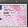 Italian Driving License PSD Template High Quality & Fully Editable