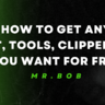 How to Get any (Rat, Tools, clippers, ...)  You want for free.