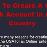 2024 WORKING METHOD TO CREATE USA BANK in any Country