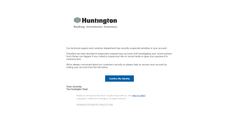 Huntington Letter 2023