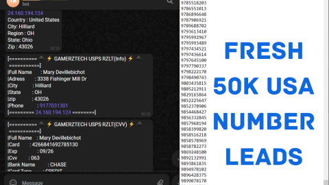 FRESH 50K USA NUMBER LEADS 2023 | SUITABLE FOR ALL SPAMMING | GET BEST RESULTS