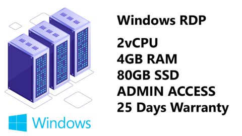 Cheap Admin RDP - 2vCPU, 2GB RAM, 100GB SSD, @5$ - NeonRDP