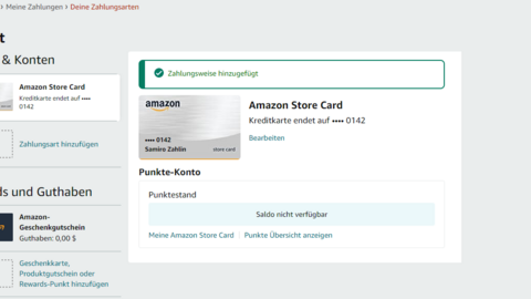 Amazon StoreCard Gen