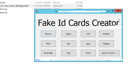 Tools For Creat Fake Id