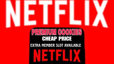 netflix 450+ cookies available 100% working