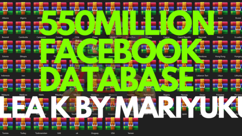 [550 MILLION] FACEBOOK DATA LEAK [550M+ Records] [106 Countries]