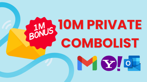 10M PRIVATE COMBOLIST MIXED COUNTRIES FOR GAMING, DATING, STREAMING, SUBSCRIPTION