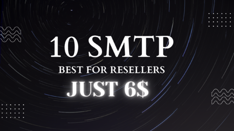 🔮10 SMTPS WITH JUST 6$🔮