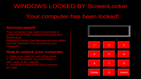 Screen Locker Malware By @MrBoB