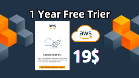⚜️Aws cloud free trier For 1 year Account⚜️