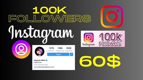 100K Instagram Followers Account FULL ACCESS