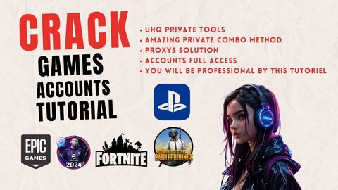 Cracking Games accounts FULL ACCESS Tutorial BY @MrBoB