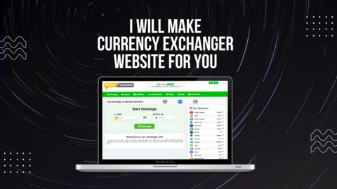 i will make currency exchanger website for you ( Exchangerix )