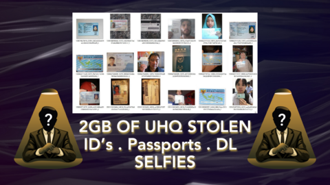 2GB OF UHQ STOLEN ID’s . Passports . DL  SELFIES