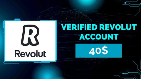 REVOLUT Full Verified account For 40$