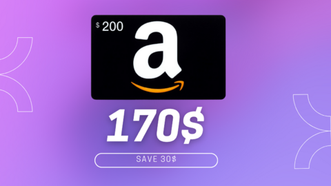 Amzon Gift Card 200$ = 170$ // Fast Delivery // Refund if the card didnt work