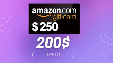Amzon Gift Card 250$ = 200$ // Fast Delivery // Refund if the card didnt work