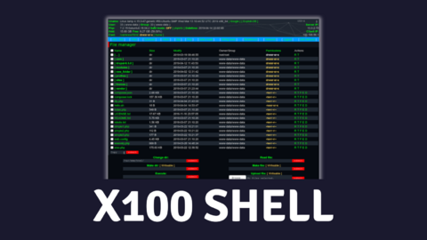 X100 Shell By @MrBoB