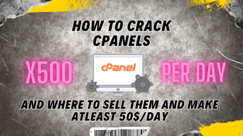 How to crack cpanels - PAID TOOLS included - { Sellers Private Method }