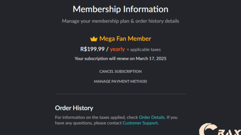 1x Crunchyroll Mega Fan Yearly Account